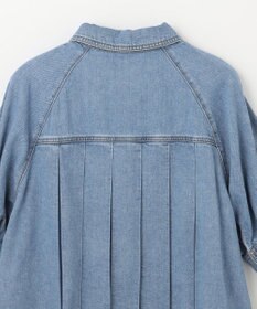 GRACE CONTINENTAL バックタックデニムシャツ