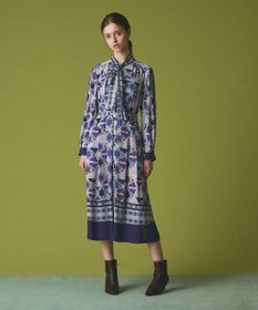 GRACE CONTINENTAL キカボウタイドレス パープル