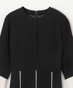 GRACE CONTINENTAL バイカラーラインドレス