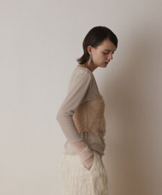 GRACE CONTINENTAL チュールベアトップ