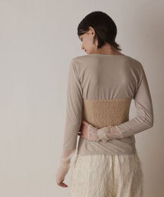 GRACE CONTINENTAL チュールベアトップ