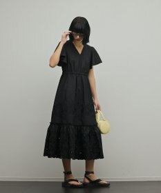 GRACE CONTINENTAL カットワーク刺繍ワンピース