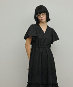 GRACE CONTINENTAL カットワーク刺繍ワンピース