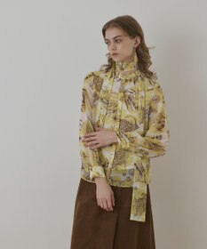 GRACE CONTINENTAL スカ－フタイブラウス