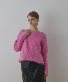 GRACE CONTINENTAL オーバーニットトップ ピンク