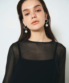 GRACE CONTINENTAL パールリングイヤークリップ