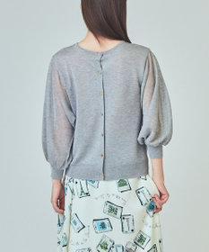 GRACE CONTINENTAL ラメシアーニットトップ