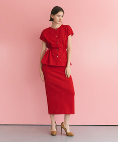 GRACE CONTINENTAL ダブルクロスジャージトップ