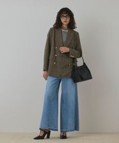 GRACE CONTINENTAL ハイウエストバギ－デニム