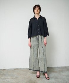 GRACE CONTINENTAL デニムワイドイージーパンツ