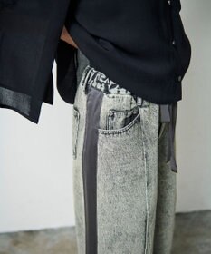 GRACE CONTINENTAL デニムワイドイージーパンツ