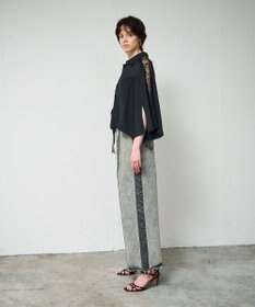 GRACE CONTINENTAL デニムワイドイージーパンツ