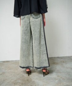 GRACE CONTINENTAL デニムワイドイージーパンツ