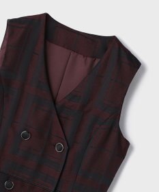 GRACE CONTINENTAL シャドーチェックワンピース