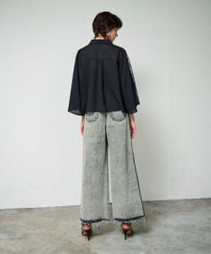 GRACE CONTINENTAL デニムワイドイージーパンツ