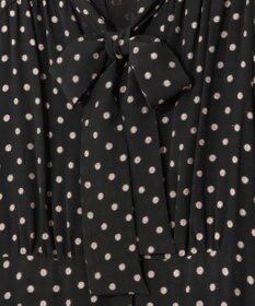 GRACE CONTINENTAL ドットラメジャガードドレス