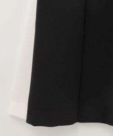 GRACE CONTINENTAL バイカラーラインドレス