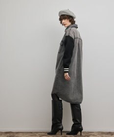 GRACE CONTINENTAL ニットスリーブデニムワンピース