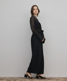 GRACE CONTINENTAL カットジャガードサロペット