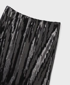 GRACE CONTINENTAL スパンコールフリンジスカート