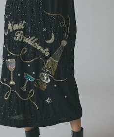 GRACE CONTINENTAL シャイニーembドレス