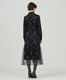 GRACE CONTINENTAL ハートアロー刺繍ワンピース