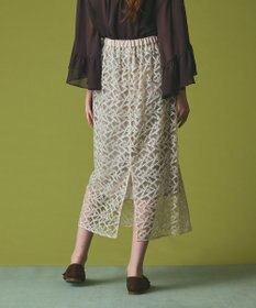 GRACE CONTINENTAL スターembチュールスカート