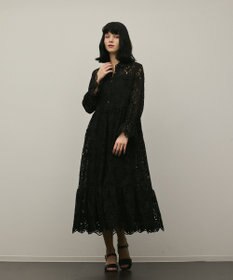 GRACE CONTINENTAL カットレースワンピース
