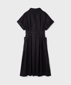 GRACE CONTINENTAL リネンタッチミリタリードレス