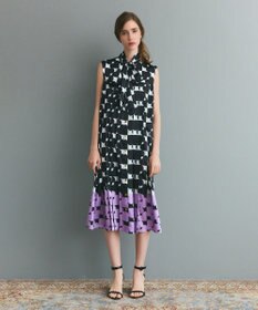 GRACE CONTINENTAL ハートラインボウタイワンピース