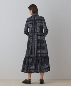 GRACE CONTINENTAL バンダナプリントシャツワンピース