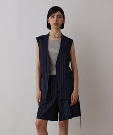 GRACE CONTINENTAL ストライプショートパンツ