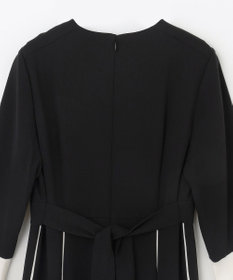 GRACE CONTINENTAL バイカラーラインドレス