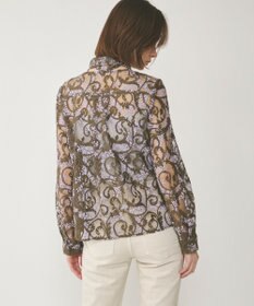 GRACE CONTINENTAL ボウタイ付レースブラウス