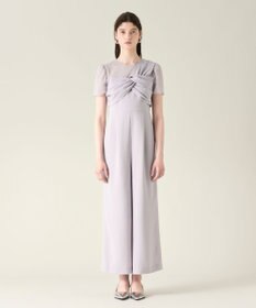 GRACE CONTINENTAL ドレープリボンサロペット