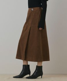 GRACE CONTINENTAL フェイクスウェードフレアスカート