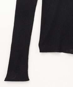 GRACE CONTINENTAL ラメシアーリブニットトップ