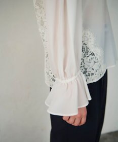 GRACE CONTINENTAL レースコンビブラウス