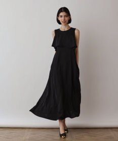 GRACE CONTINENTAL サテンレイヤードワンピース