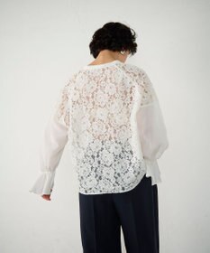 GRACE CONTINENTAL レースコンビブラウス