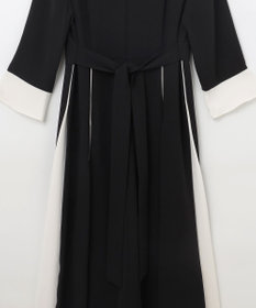 GRACE CONTINENTAL バイカラーラインドレス