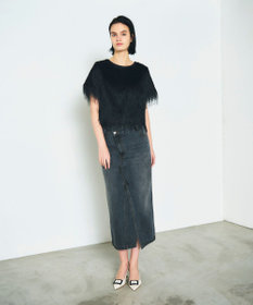 GRACE CONTINENTAL タイトデニムスカート