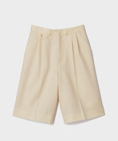 GRACE CONTINENTAL ウールツイルハーフパンツ