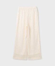 GRACE CONTINENTAL フリンジワンタックパンツ