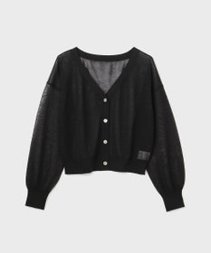 GRACE CONTINENTAL ブライトシアーニットカーディガン