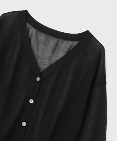 GRACE CONTINENTAL ブライトシアーニットカーディガン