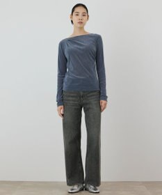 GRACE CONTINENTAL フロッキードレープトップス