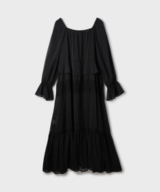 GRACE CONTINENTAL レースコンビカットジャガードワンピース