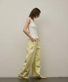 GRACE CONTINENTAL コンビドロストデニムパンツ