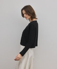 GRACE CONTINENTAL ブレードツイードニットジャケット